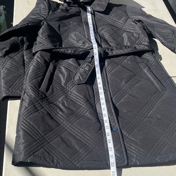 Jones New York Black Diamond-Quilted Puffer Jacket woman’s small NWT - Picture 12 of 16